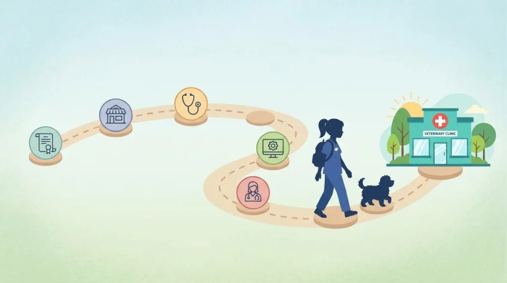 Como abrir clínica veterinária em 2026: passo a passo completo