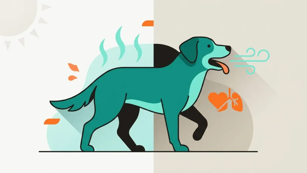 Cachorro ofegante e inquieto: quando é calor e quando é emergência